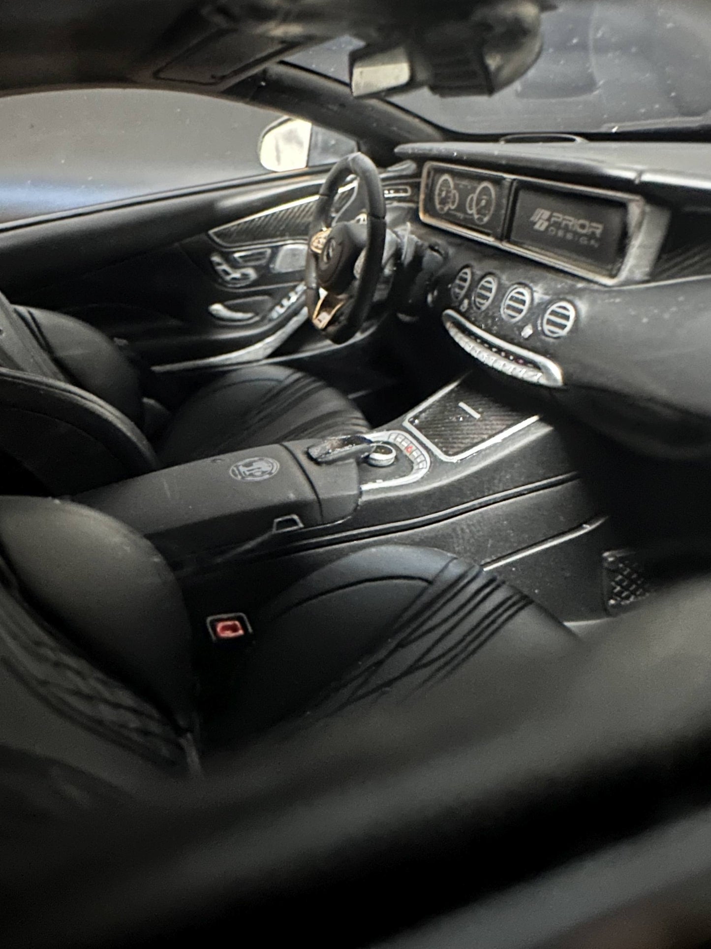 Mercedes Benz S63 Prior Design Coupe black Limitiert 999 1:18 GT Spirit GT297 Мерцедес Бенц С63 черен Лимитирана