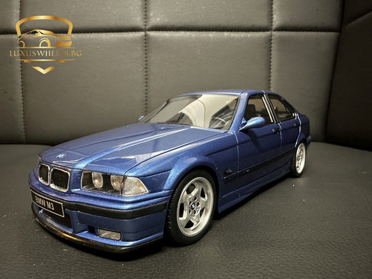 Bmw M3 E36 Limousine blue Limitiert 1095/3000 1:18 OTTO OT1082 Бмв M3 Е36 син Лимитирана