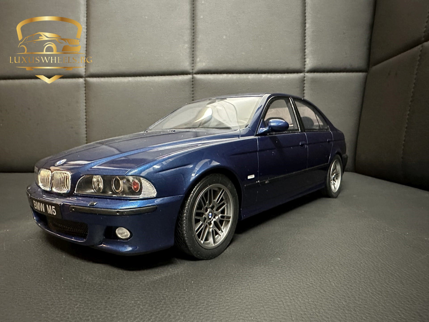 Bmw M5 E39 Sedan blue Limitiert 1289/2000 1:12 OTTO G073 Бмв M5 Е39 син Лимитирана