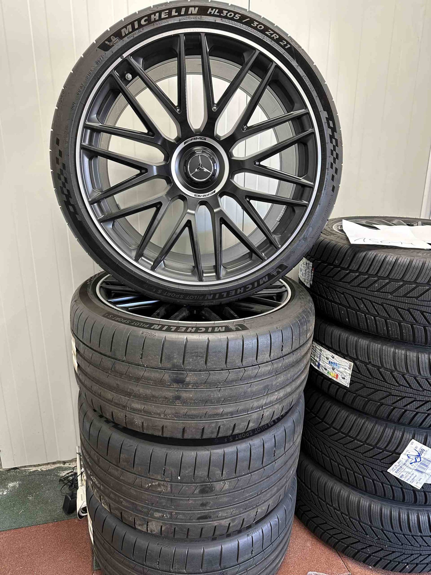 Като Нови Mercedes AMG GT C192 W192 21 Zoll Мерцедес GT 21 цол джанти летен комплект летни гуми
