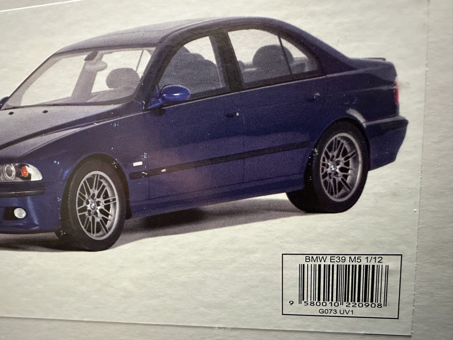 Bmw M5 E39 Sedan blue Limitiert 1289/2000 1:12 OTTO G073 Бмв M5 Е39 син Лимитирана