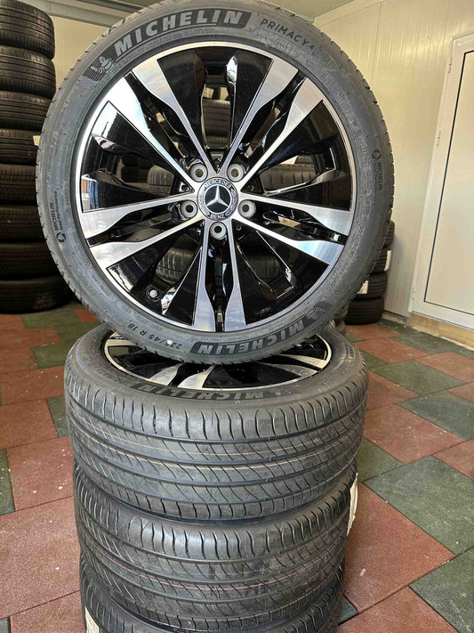 Нови Mercedes C klasse Hybrid 18 Zoll Мерцедес Ц класа Хибрид W206 18 цола летен комплект летни гуми