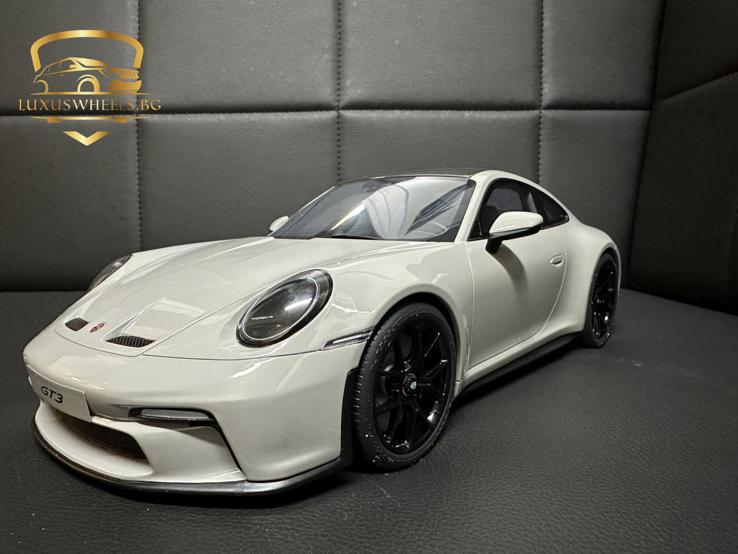 Porsche 911 (992) GT3 Touring Coupe grey Limitiert 122/911 1:12 GT Spirit GT460 Порше ГТ3 сив Лимитирана