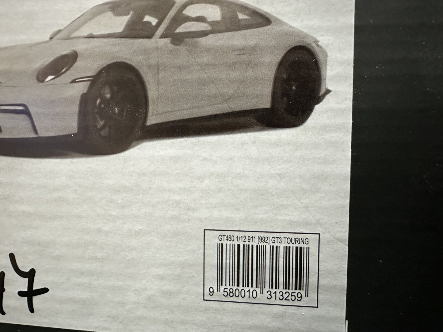 Porsche 911 (992) GT3 Touring Coupe grey Limitiert 122/911 1:12 GT Spirit GT460 Порше ГТ3 сив Лимитирана