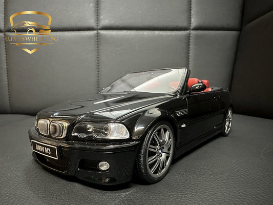 Bmw M3 E46 Cabrio Black Limitiert 3339/4000 1:18 OTTO OT380 Бмв M3 Е46 Кабрио черен Лимитирана