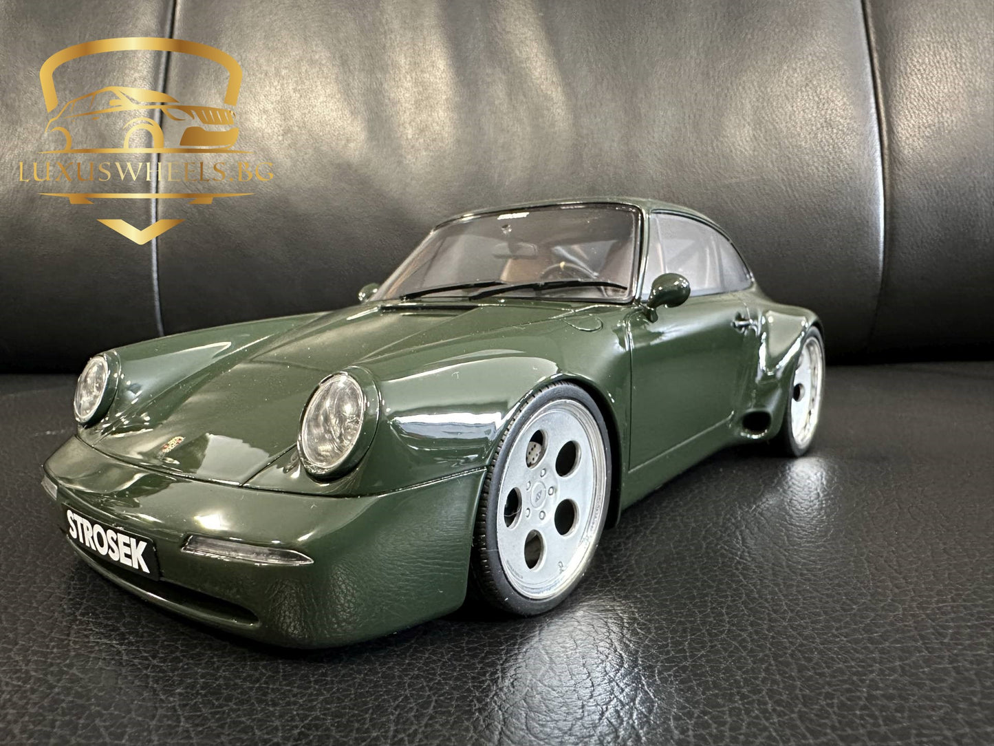 Porsche 911 Strosek Mega 30 Year green Limitiert 795/999 1:18 GT Spirit GT482 Порше 911 зелен Лимитирана