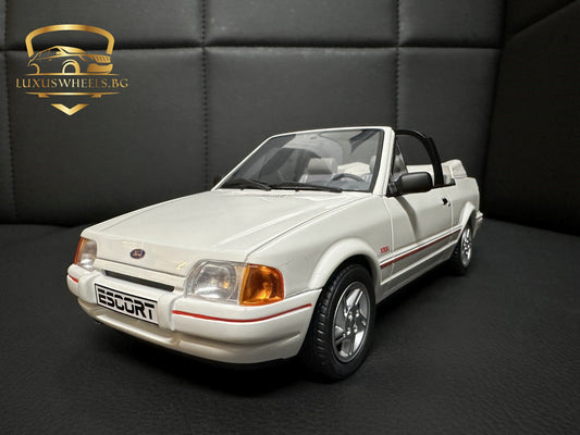 Ford Escort MK4 XR3i Cabrio white Limitiert 1287/3000 1:18 OTTO OT398 Форд Ескорт МК4 бял Лимитирана