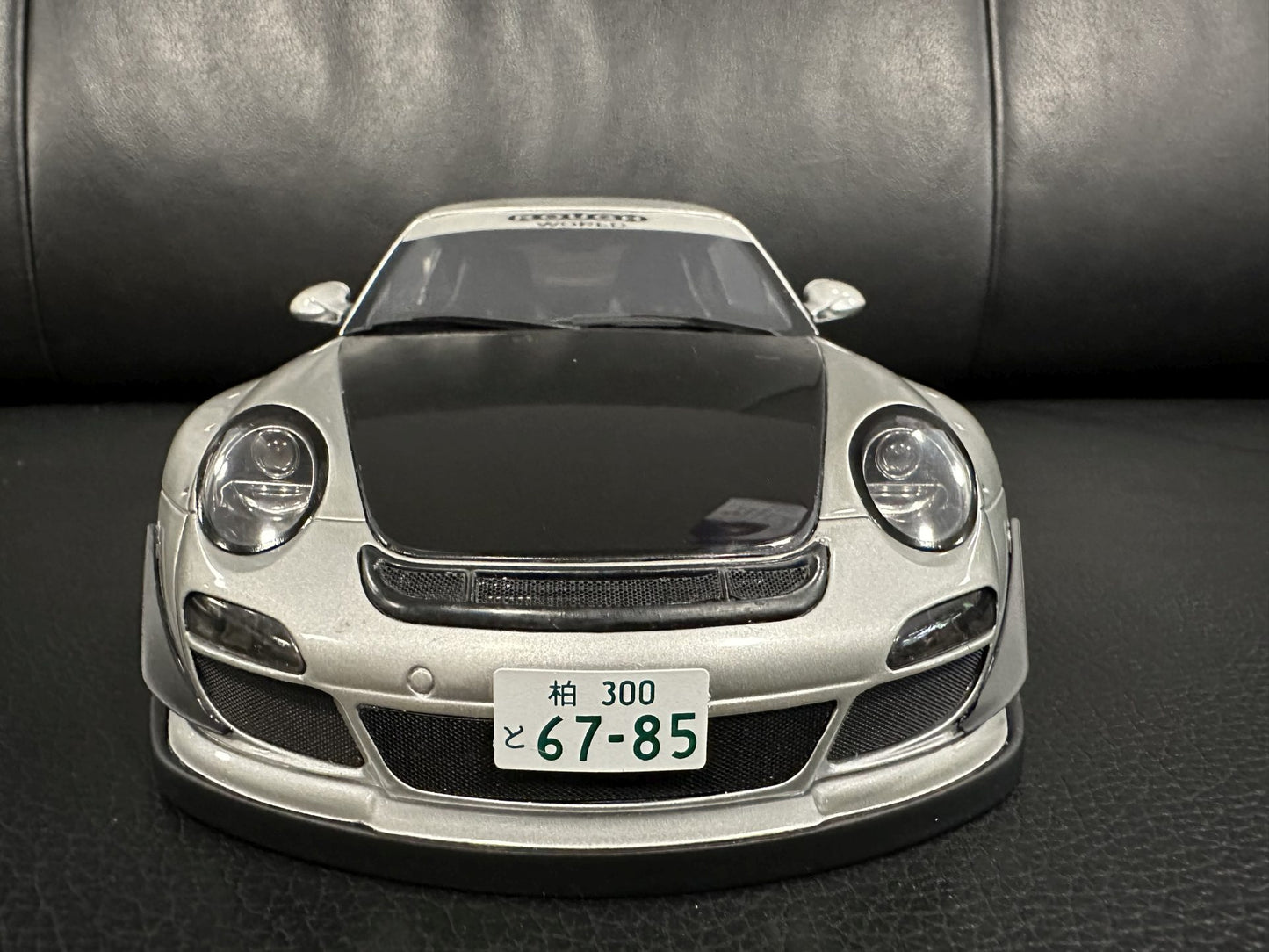Porsche 911 997 RWB Abu Dhabi grey Limitiert 823/1200 1:18 GT Spirit GT483 Порше 997 сив Лимитирана