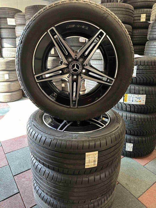 Като нови Mercedes EQA EQB H243 X243 18 Zoll AMG Мерцедес 18 цола AMG джанти летен комплект летни гуми