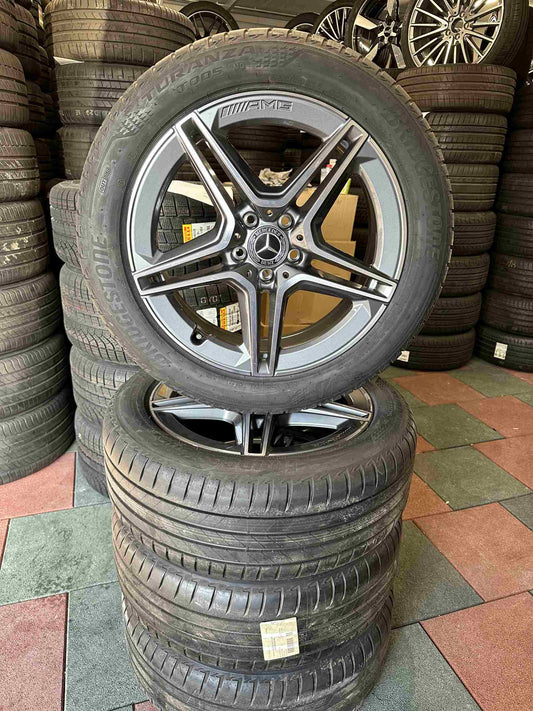 Като нови Mercedes GLA GLB H247 X247 AMG 19 Zoll Мерцедес ГЛА ГЛБ 19 цола AMG алуминиеви джанти летен комплект летни гуми