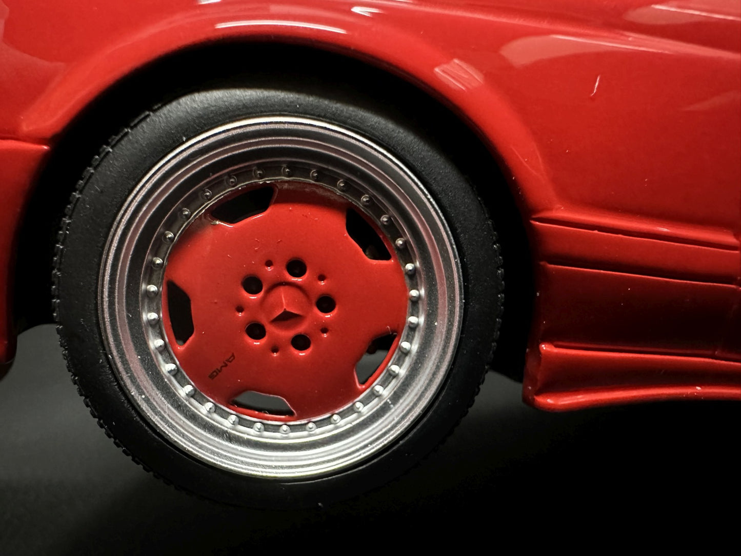 Mercedes Benz 560SEC AMG W126 Red Limitiert 1968/2000  1:18 OTTO OT995 Мерцедес Бенц Лимитирана червен