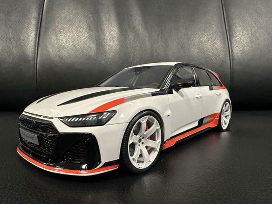 Audi RS6 GT Arkona 2024 Kombi white Limitiert 922/999 1:18 GT Spirit GT512 Ауди РС6 бял Комби Лимитирана