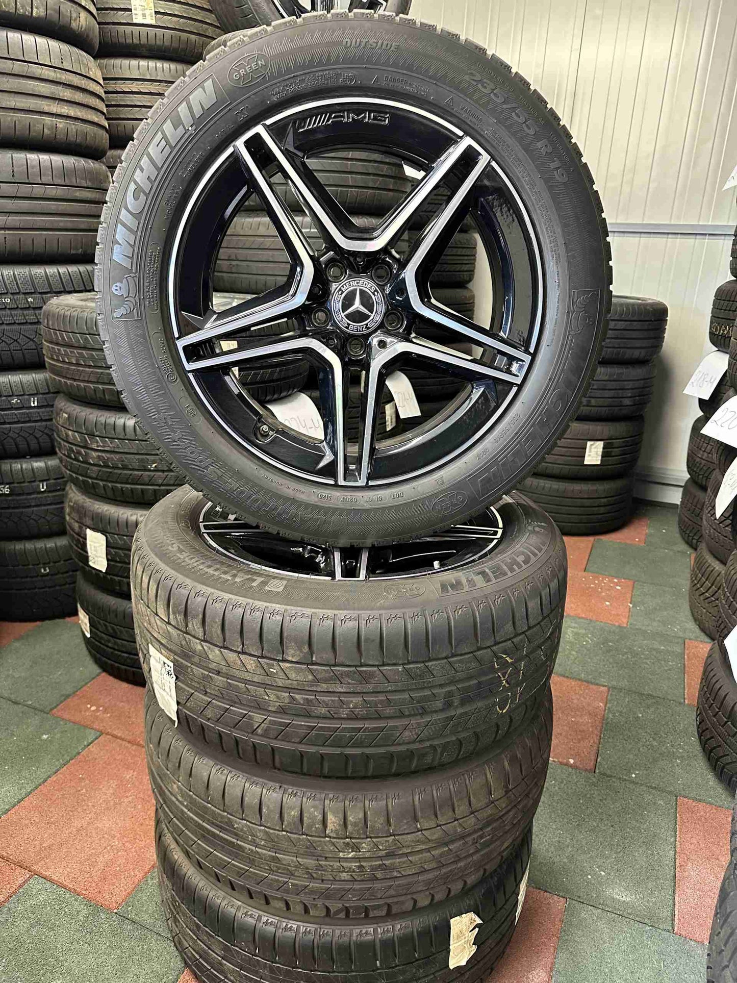 Оригинал Mercedes GLC Klasse AMG 19 Zoll Мерцедес Глц класа W253 X253 C253 19 цола AMG джанти летен комплект летни гуми