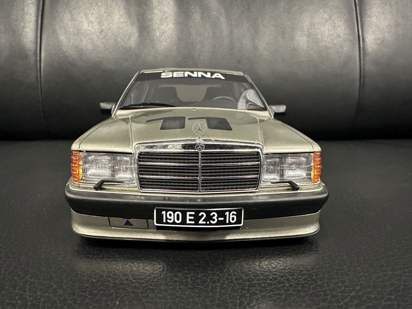 Mercedes Benz 190E 2.3 16V Senna 1984 Nürburgring silver Limitiert 548/2000 1:18 Ottomobile OT1041 Мерцедес Бенц 190Е В16 Лимитирана сив