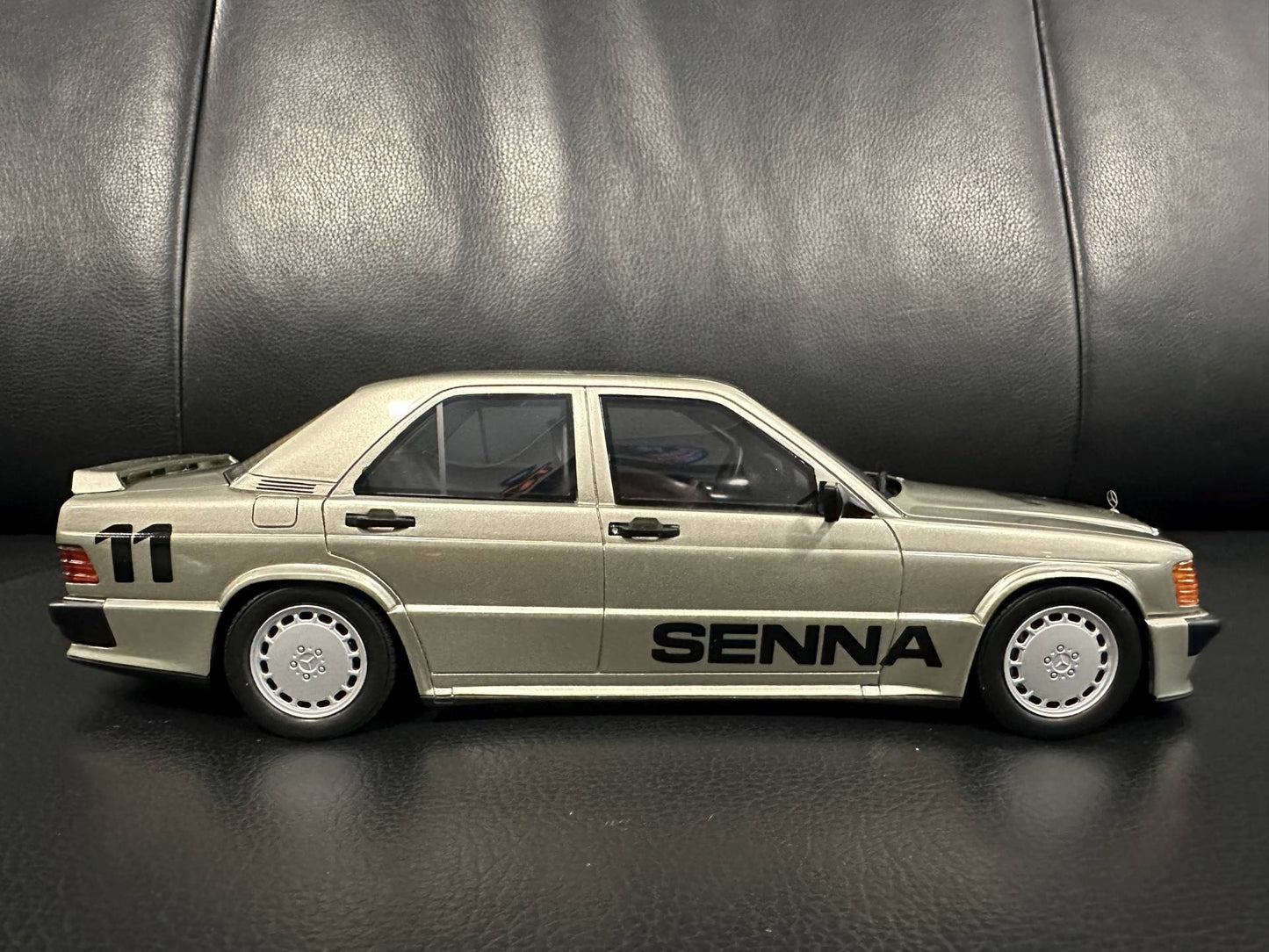 Mercedes Benz 190E 2.3 16V Senna 1984 Nürburgring silver Limitiert 548/2000 1:18 Ottomobile OT1041 Мерцедес Бенц 190Е В16 Лимитирана сив