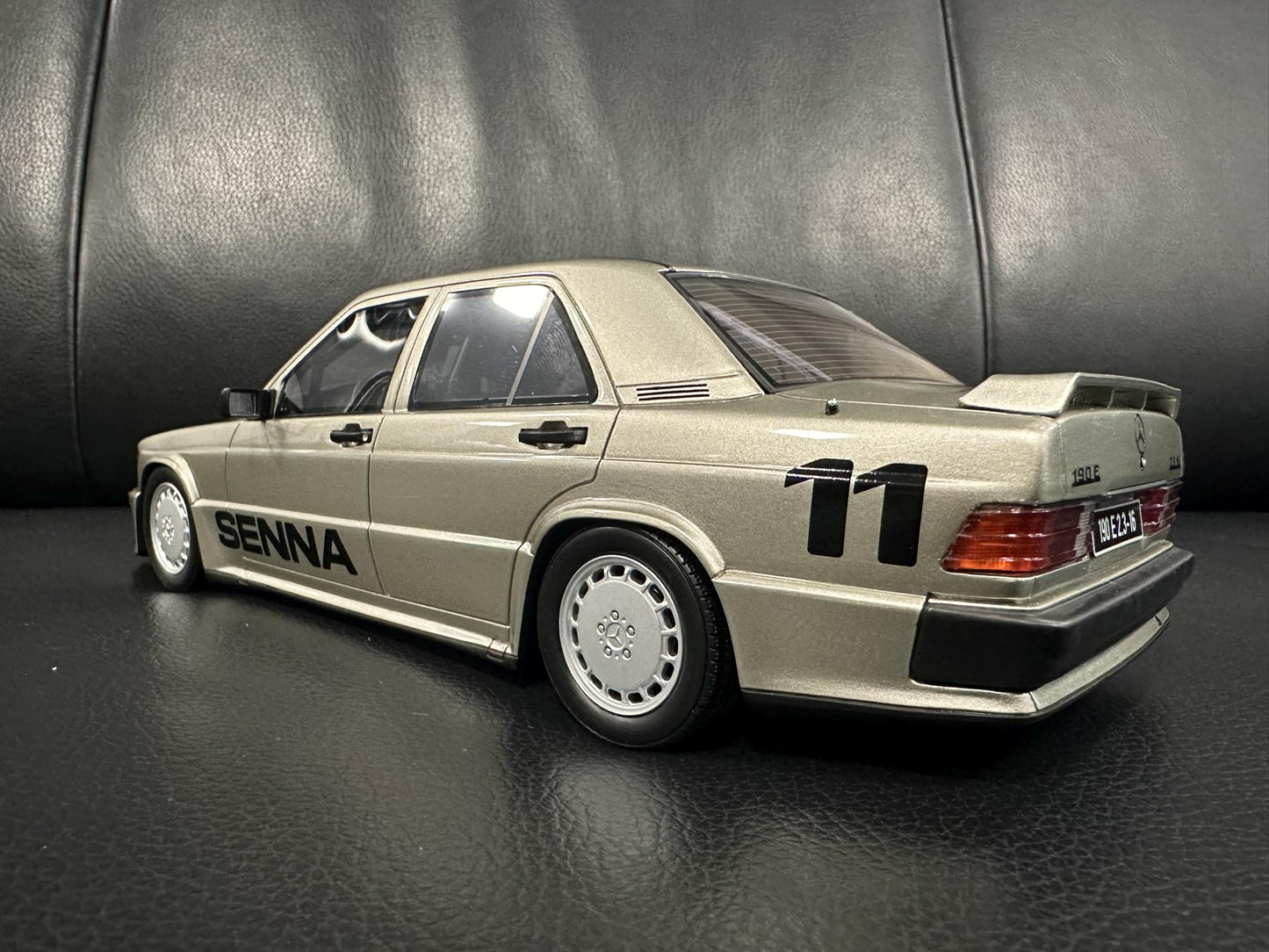 Mercedes Benz 190E 2.3 16V Senna 1984 Nürburgring silver Limitiert 548/2000 1:18 Ottomobile OT1041 Мерцедес Бенц 190Е В16 Лимитирана сив