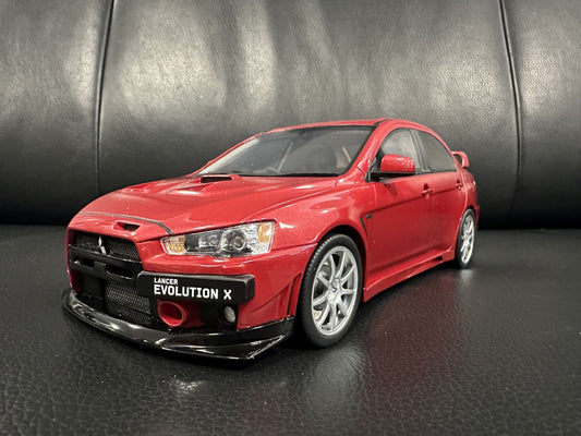 Mitsubishi Lancer EVO X FQ 400 2012 red Limitiert 355/2000 1:18 OTTO OT1084 Митсубиши Лансер Лимитирана
