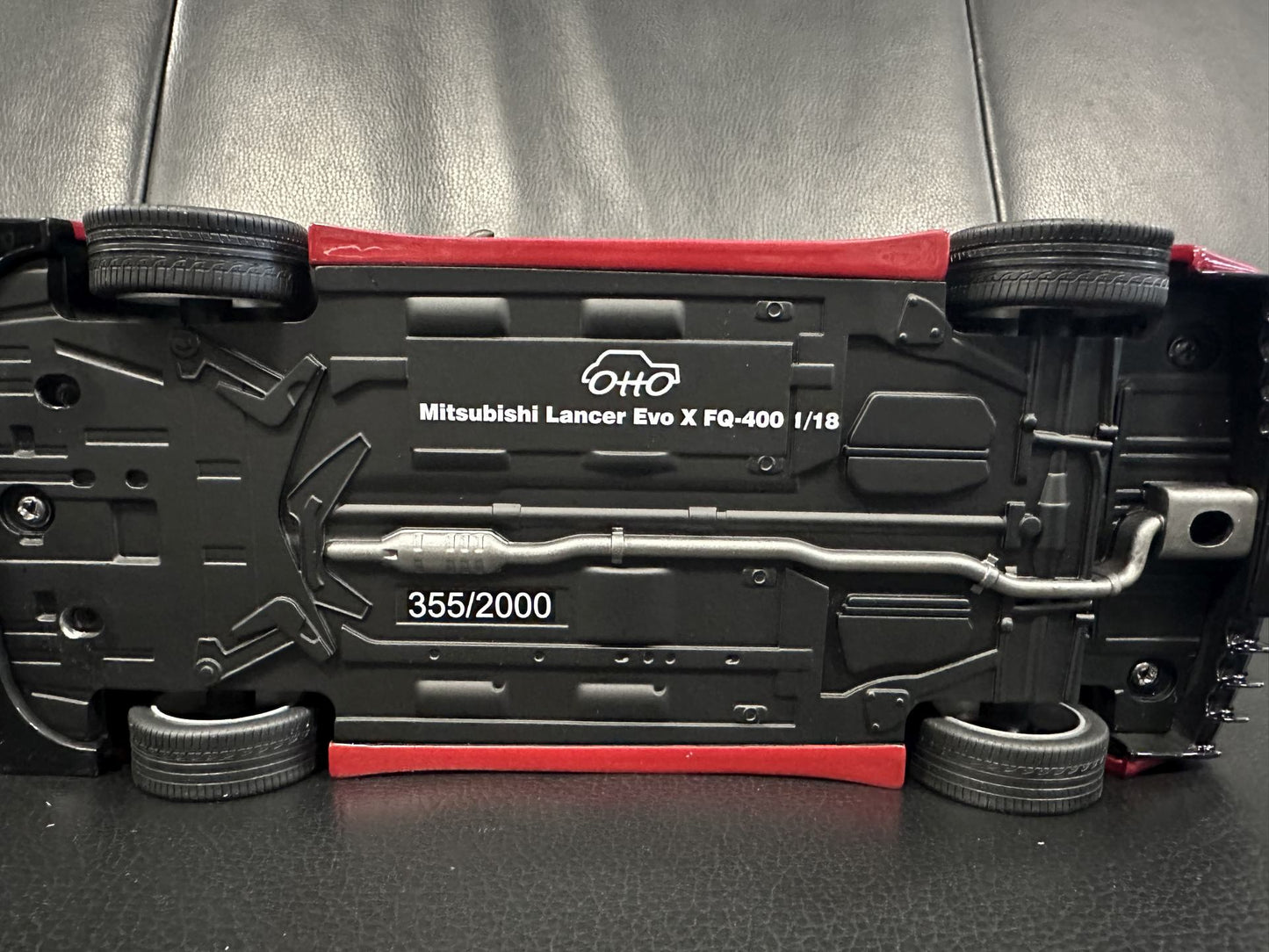 Mitsubishi Lancer EVO X FQ 400 2012 red Limitiert 355/2000 1:18 OTTO OT1084 Митсубиши Лансер Лимитирана