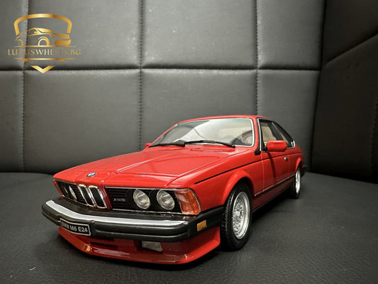 Bmw M6 E24 US 1986 Limousine red Limitiert 346/3000 1:18 OTTO OT1018 Бмв М6 Е24 червен Лимитирана