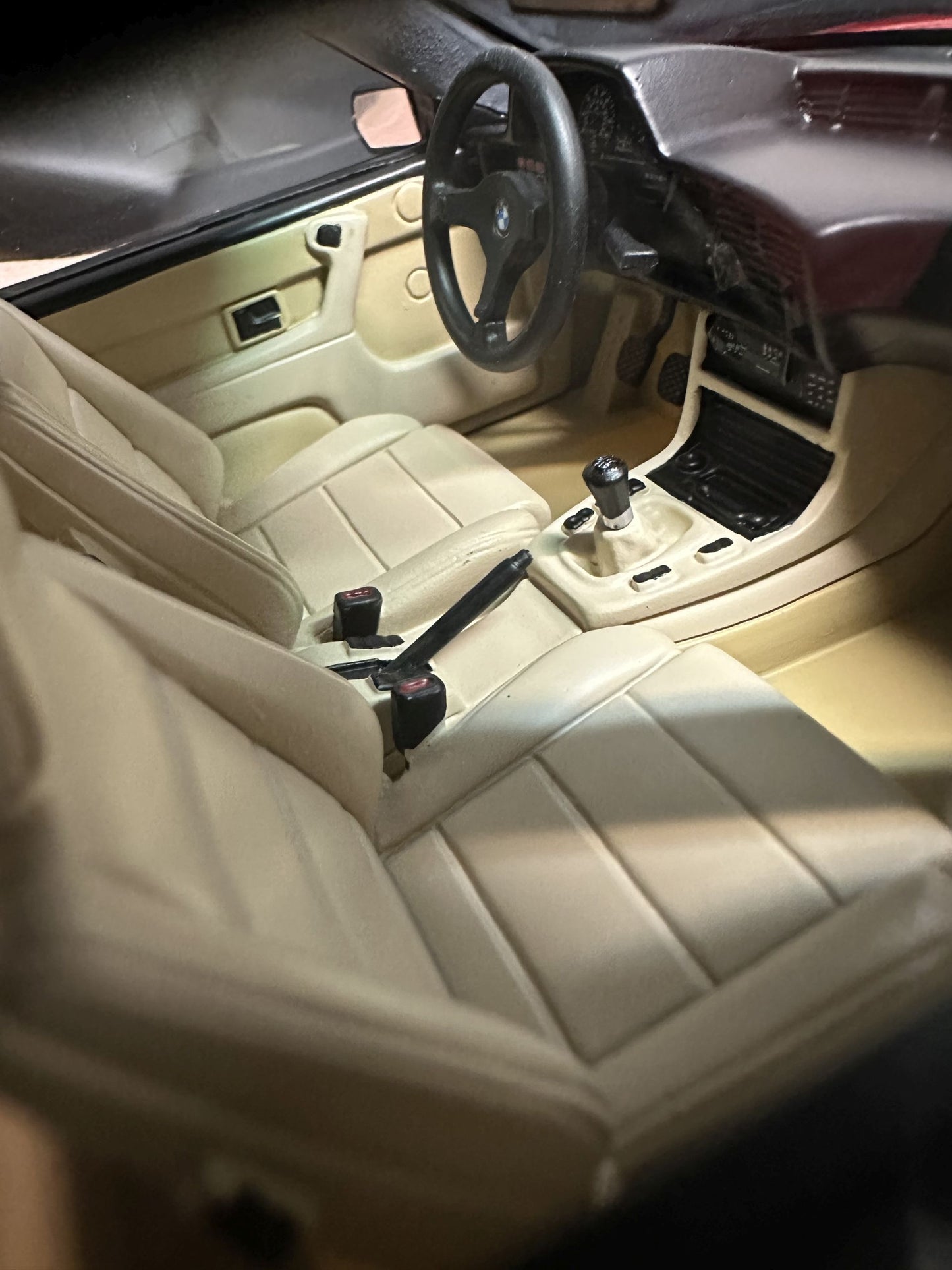 Bmw M6 E24 US 1986 Limousine red Limitiert 346/3000 1:18 OTTO OT1018 Бмв М6 Е24 червен Лимитирана