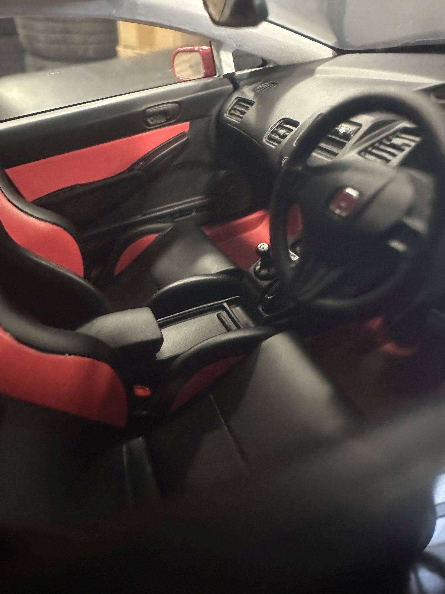 Honda Civic Mugen RR Milano red Limitiert 1015/3000 1:18 OTTO OT1019 Хонда Сивик Р червен Лимитирана