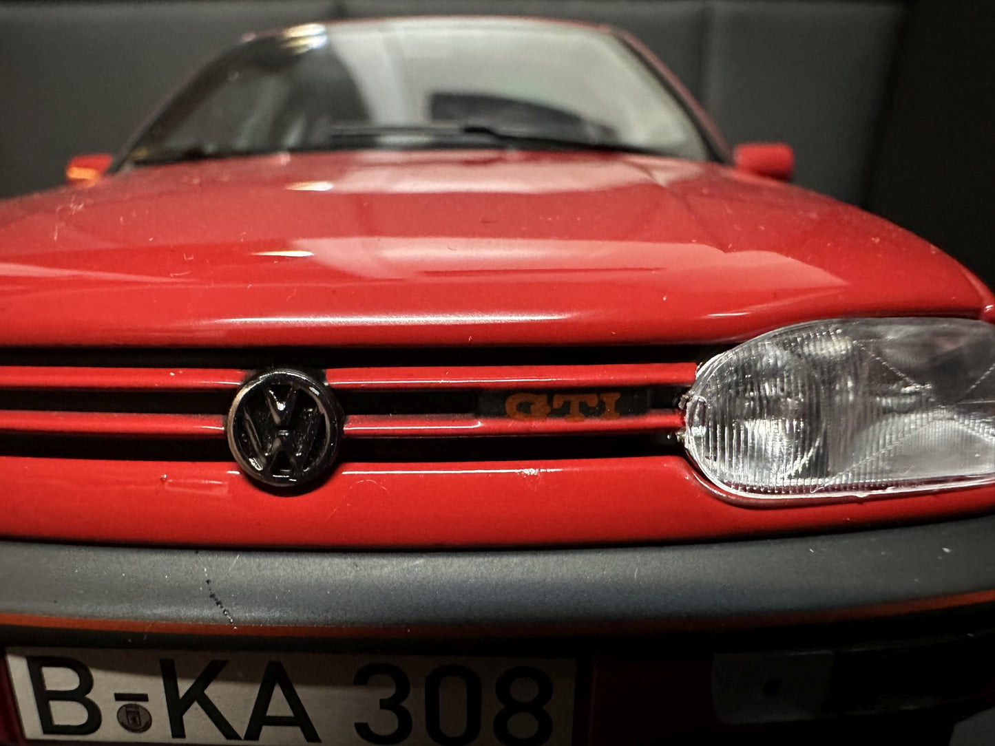 Volkswagen Golf 3 GTi red 1996 1:18 NOREV 188418 Фолксваген Голф 3 червен