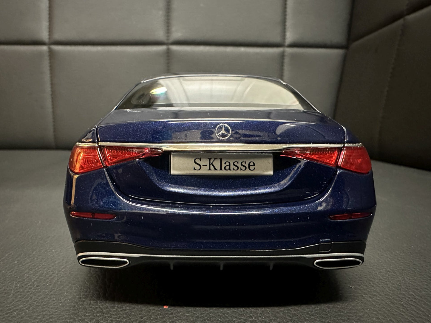 Mercedes Benz S Klasse W223 blue 1:18 NOREV B66960642 Мерцедес Бенц С Класа син
