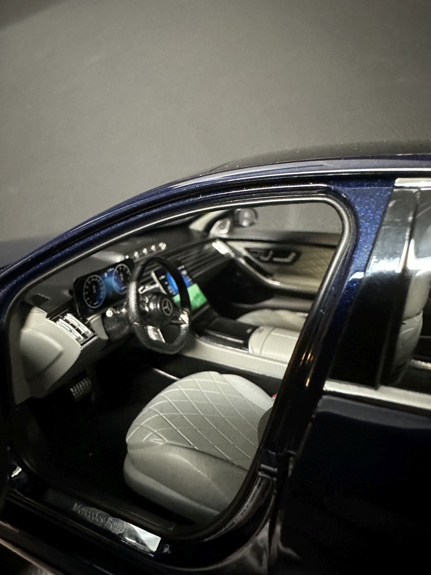 Mercedes Benz S Klasse W223 blue 1:18 NOREV B66960642 Мерцедес Бенц С Класа син