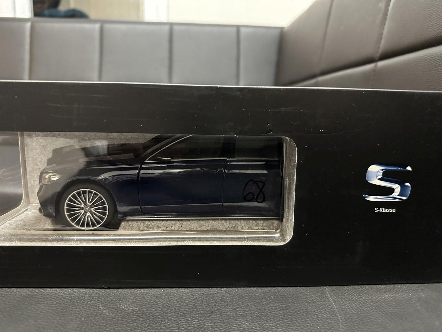 Mercedes Benz S Klasse W223 blue 1:18 NOREV B66960642 Мерцедес Бенц С Класа син