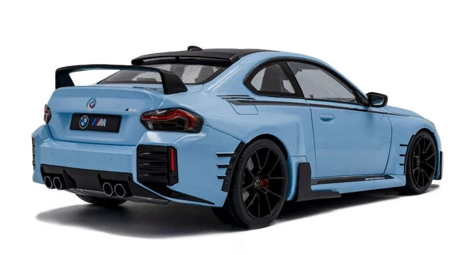 Bmw M2 G87 Performance Coupe blue 1:18 Solido S1812901 Бмв M2 Г87 син Купе