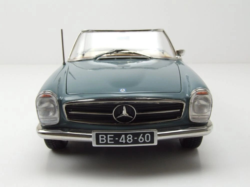 Mercedes Benz 230 SL Pagode W113 Cabrio blue 1:18 NOREV 183992 Мерцедес Бенц 230 СЛ Кабрио син отваряем