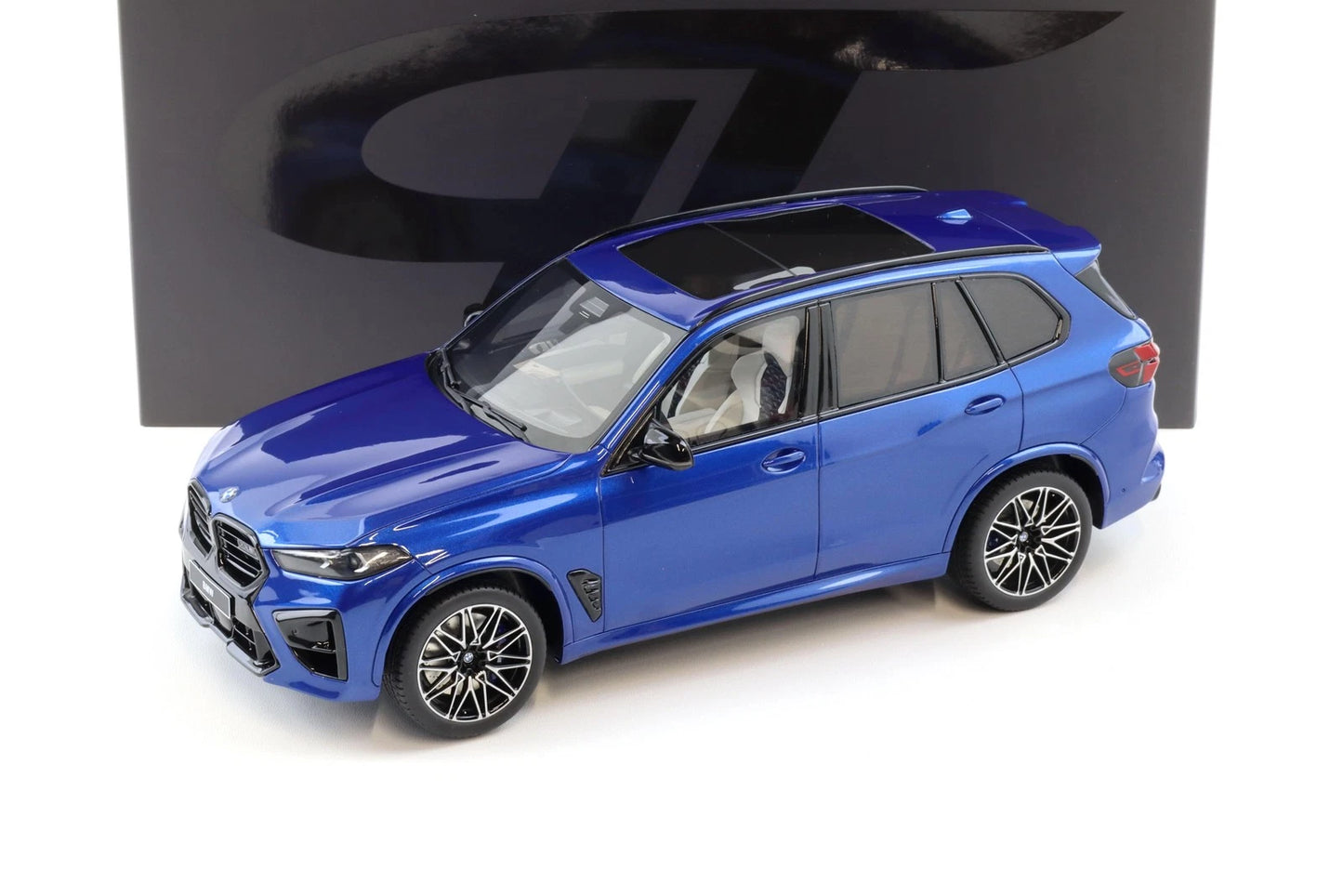 Bmw X5M F95 Competition 2023 blue Limited 1:18 GT Spirit GT967 Бмв син Лимитирана