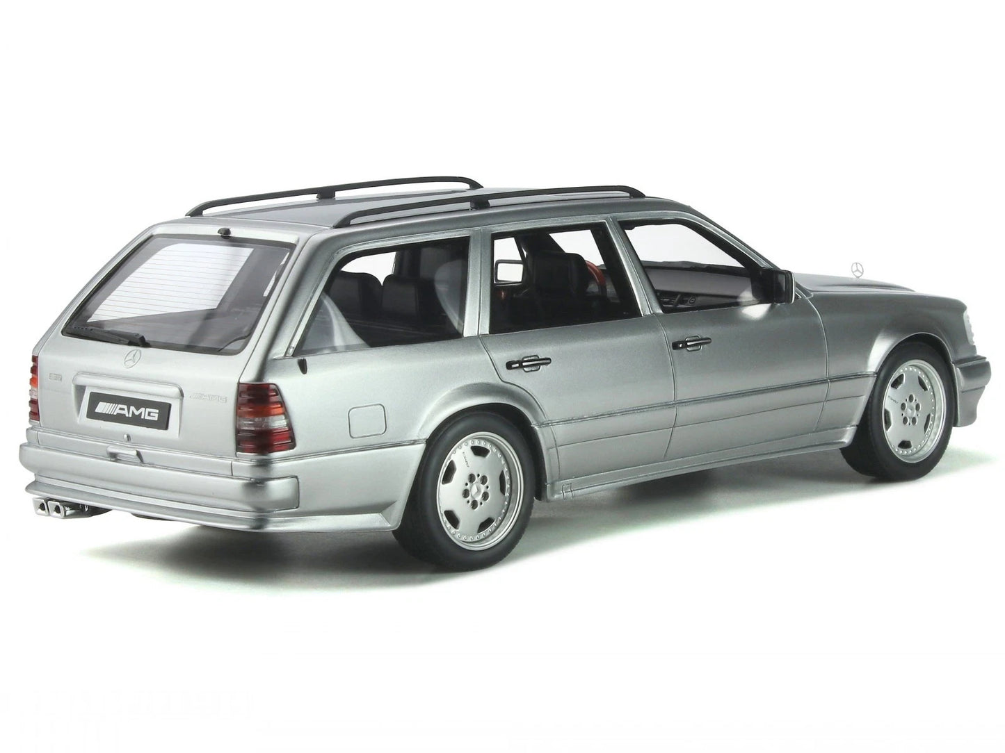 Mercedes Benz S124 E36 AMG silver 1:18 Ottomobile OT889 Мерцедес Бенц С124 Е36 АМГ сив Комби Лимитирана