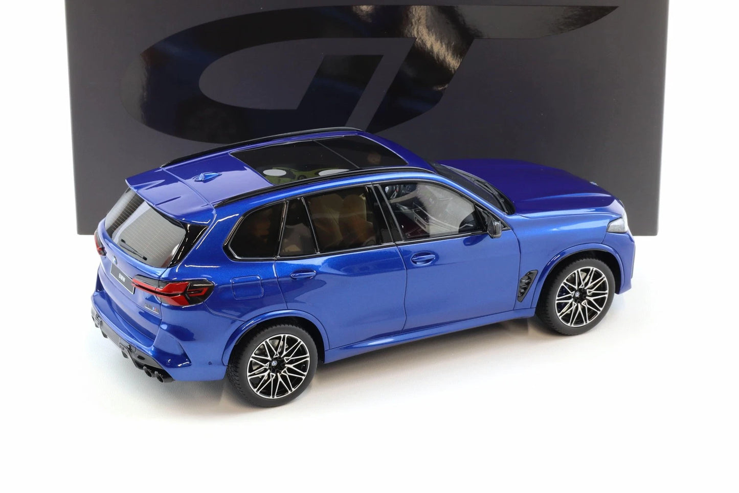 Bmw X5M F95 Competition 2023 blue Limited 1:18 GT Spirit GT967 Бмв син Лимитирана