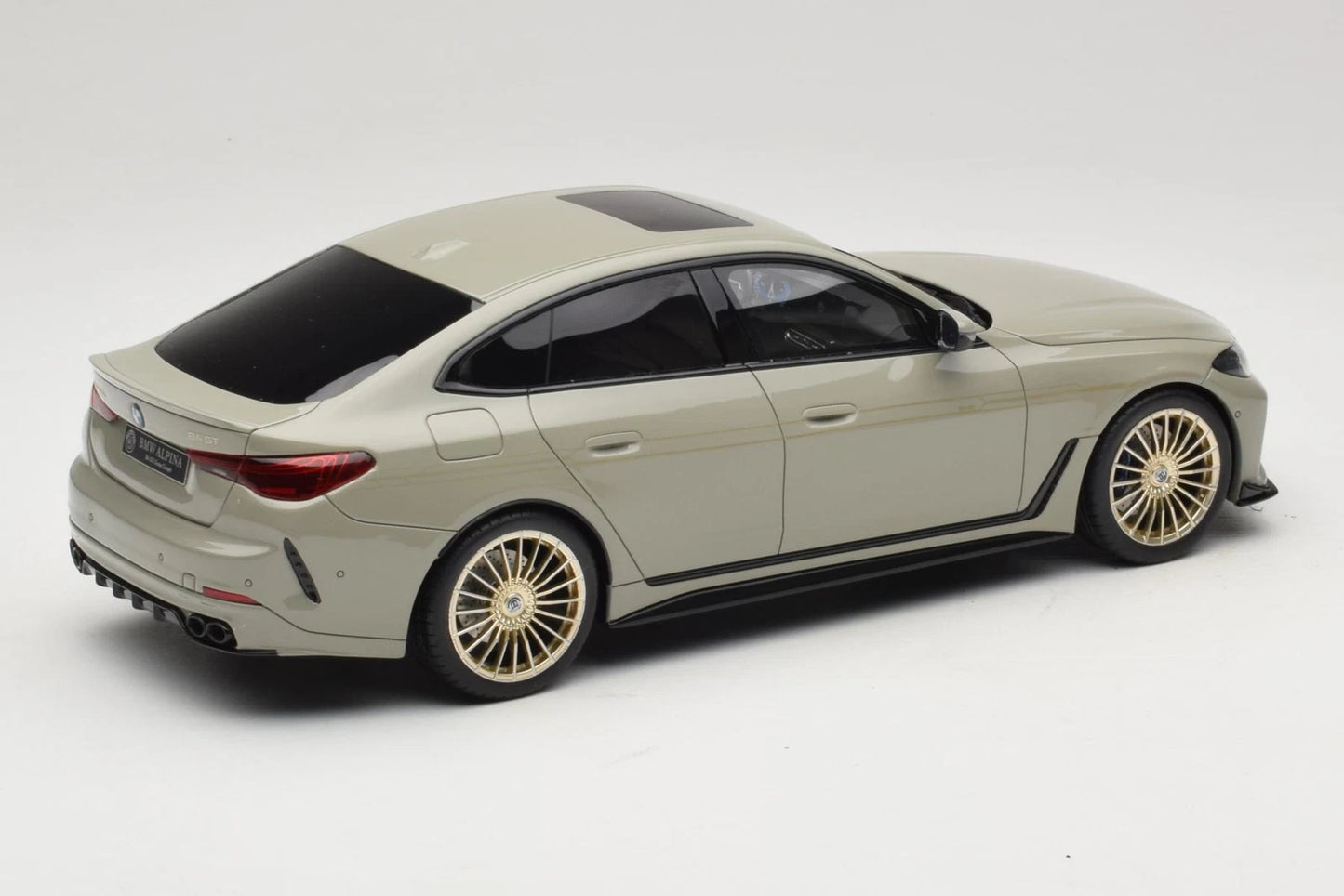 Bmw M4 G26 B4 Alpina Limousine grey Limitiert 1:18 GT Spirit GT541 Бмв Алпина сив седан Лимитирана