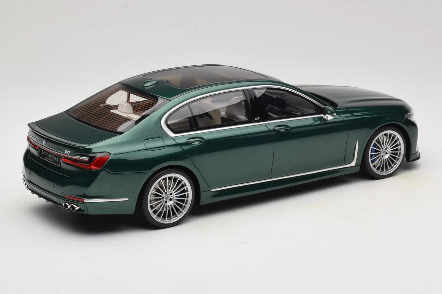 Bmw Alpina 7er G11 B7 Limousine green Limitiert 1:18 GT Spirit GT942 Бмв Алпина зелен седан Лимитирана