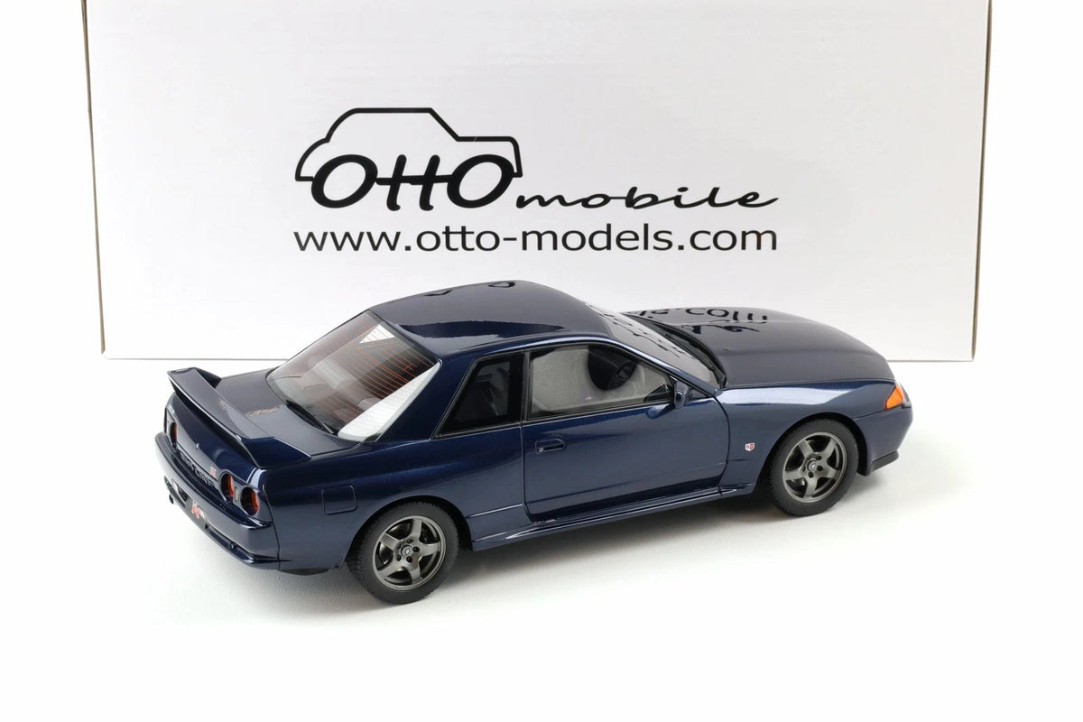 Nissan Skyline GT-R R32 dark blue 1993 Limitiert 1:18 OTTO OT1199 Нисан Скайлайн ГТ-Р Лимитирана тъмно син