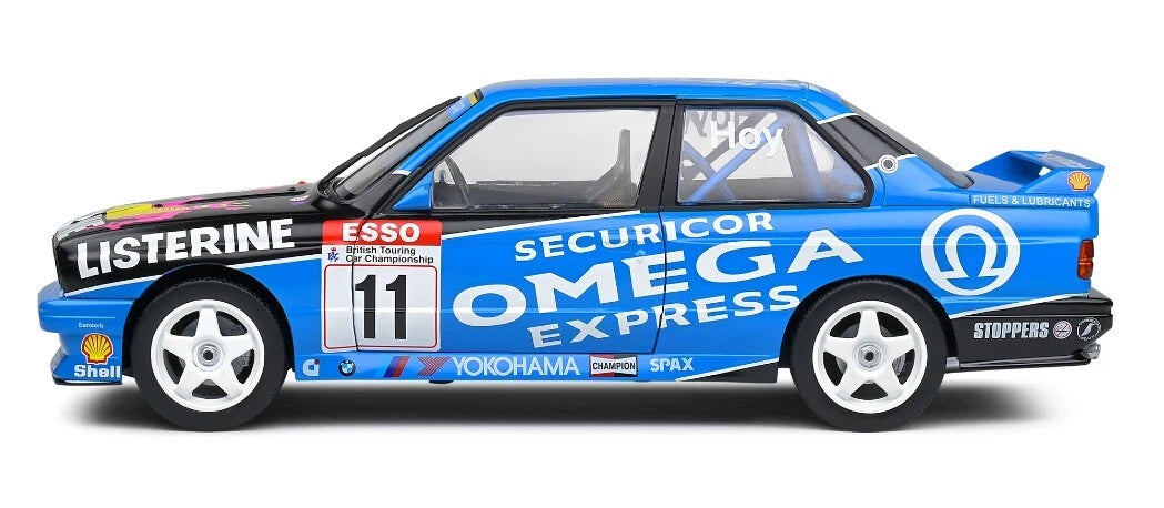 Bmw M3 E30 Rally Britisch BTCC 1991 blue 1:18 Solido S1801522 Бмв М3 Е30 син