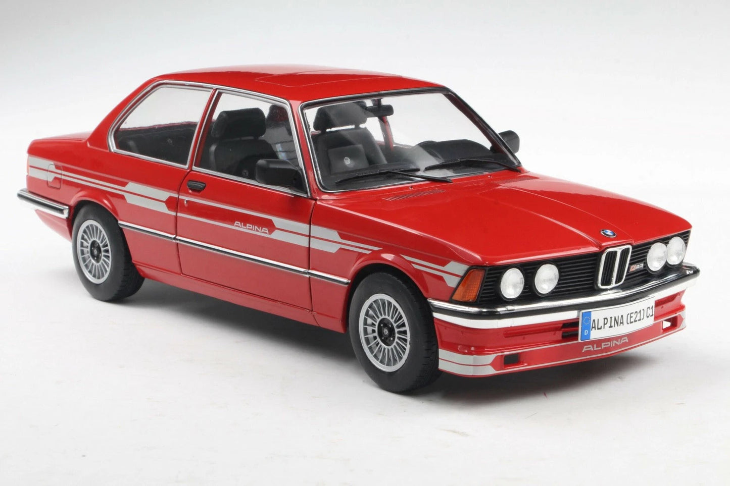 Bmw Alpina E21 C1 1980 red 1:18 Solido S1812803 Бмв Алпина Е21 червен Купе