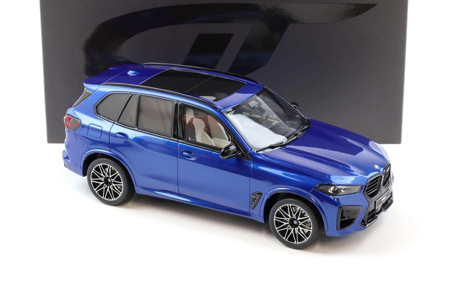 Bmw X5M F95 Competition 2023 blue Limited 1:18 GT Spirit GT967 Бмв син Лимитирана