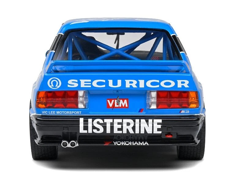Bmw M3 E30 Rally Britisch BTCC 1991 blue 1:18 Solido S1801522 Бмв М3 Е30 син