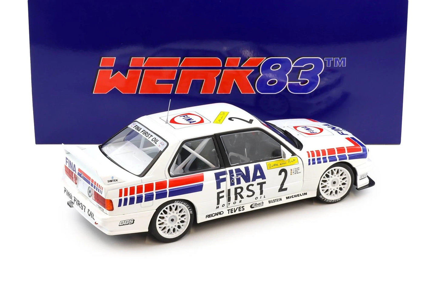 Bmw E30 Winner 24h Nürburgring 1992 white 1:18 WERK 83 W18038003 Бмв Е30 1992 бял