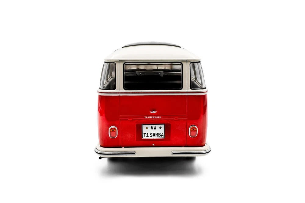 Volkswagen T1 21 Samba red 1:18 Solido S1803402 Фолксваген Т1 червен