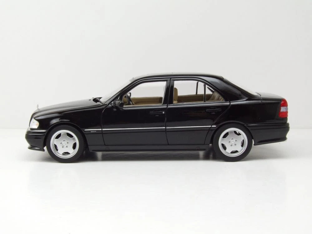 Mercedes Benz C Klasse C36 AMG W202 1993 black 1:18 NOREV 183381 Мерцедес Бенц Ц Класа черен отваряем