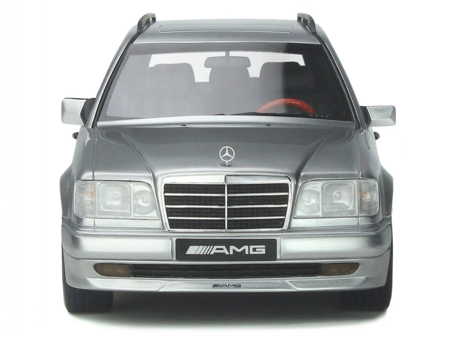 Mercedes Benz S124 E36 AMG silver 1:18 Ottomobile OT889 Мерцедес Бенц С124 Е36 АМГ сив Комби Лимитирана