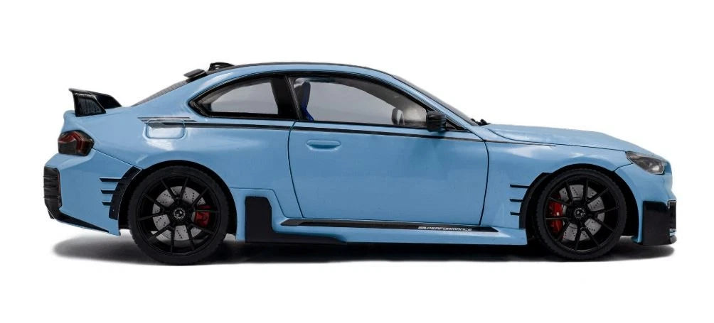 Bmw M2 G87 Performance Coupe blue 1:18 Solido S1812901 Бмв M2 Г87 син Купе