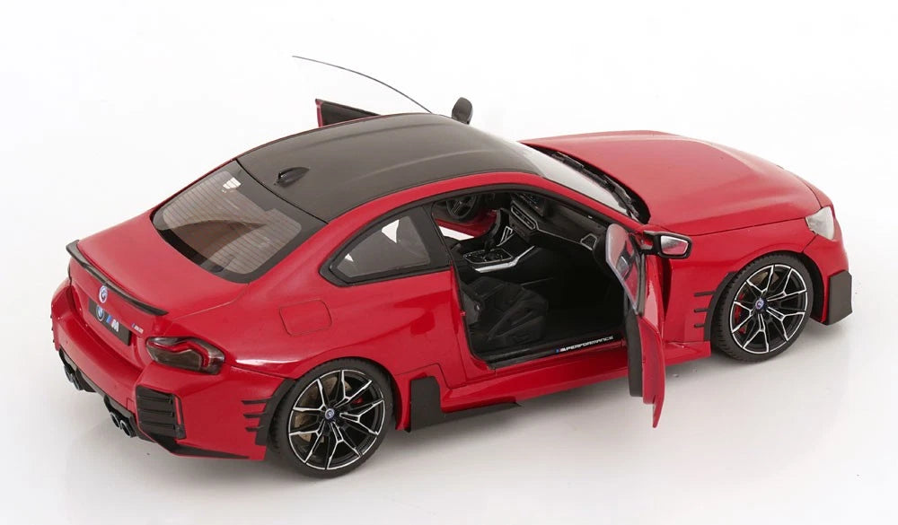 Bmw M2 G87 Performance Coupe red 1:18 Solido S1812902 Бмв M2 Г87 червен Купе