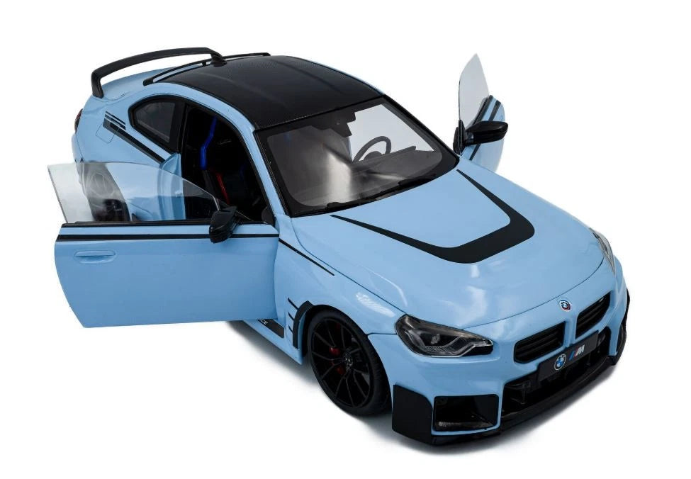 Bmw M2 G87 Performance Coupe blue 1:18 Solido S1812901 Бмв M2 Г87 син Купе