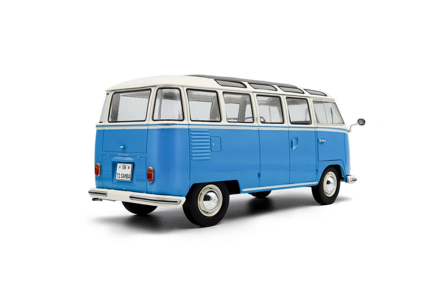 Volkswagen T1 21 Samba blue 1:18 Solido S1803401 Фолксваген Т1 син
