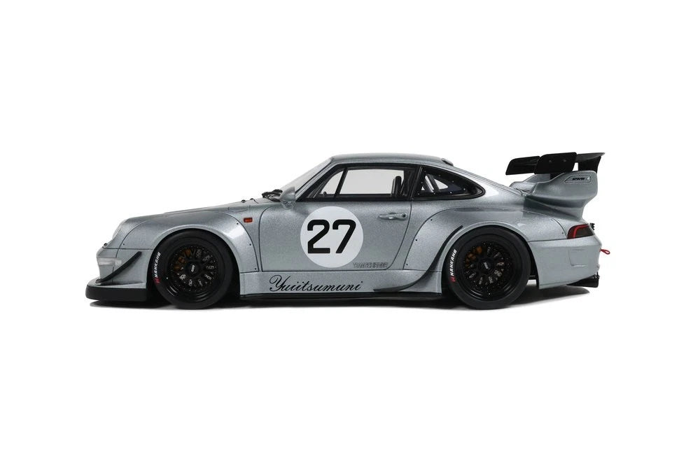 Porsche 911 RWB Yuiitsumuni Body Kit 2024 silber Limitiert 1:18 GT Spirit GT522 Порше сив Лимитирана